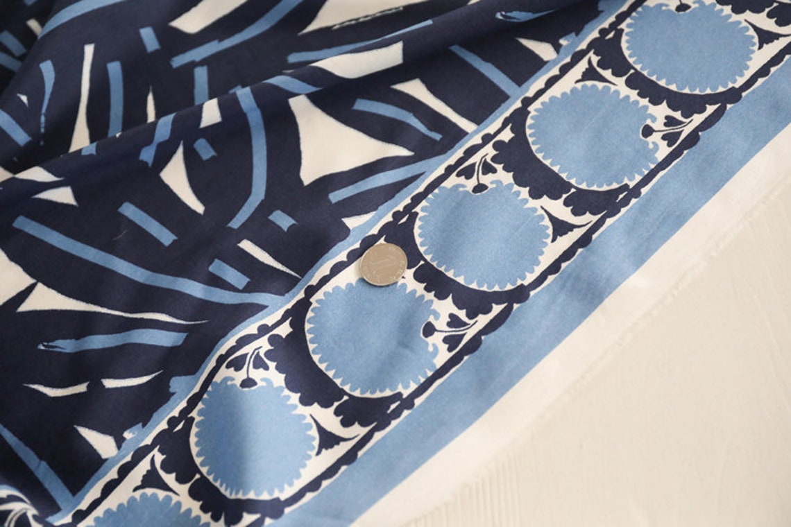 Germany fabric Print cotton fabric by the yard Etsy