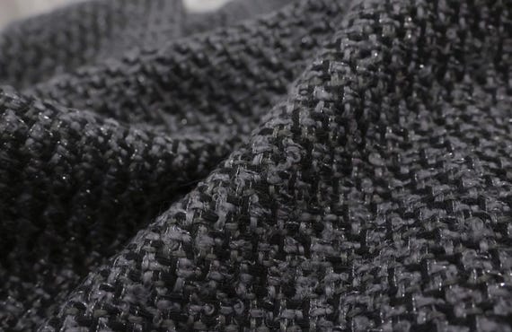 Tweed wool fabric by the yard