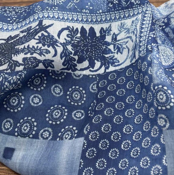 Print ramie fabric by the yard