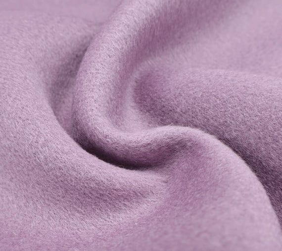 Double sided wool fabric by the yard