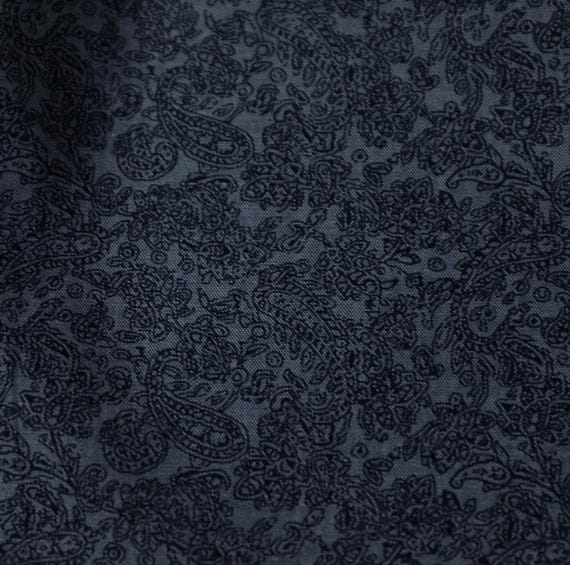 Paisley Print Linen fabric by the yard