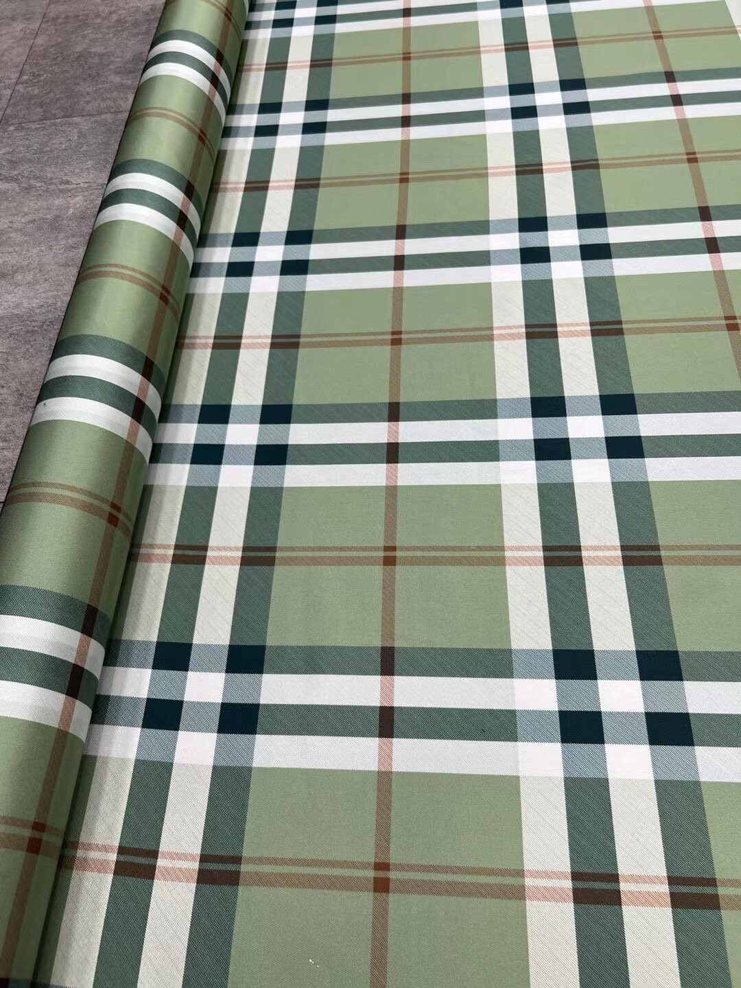 Plaid Silk Fabric by the Yard Etsy