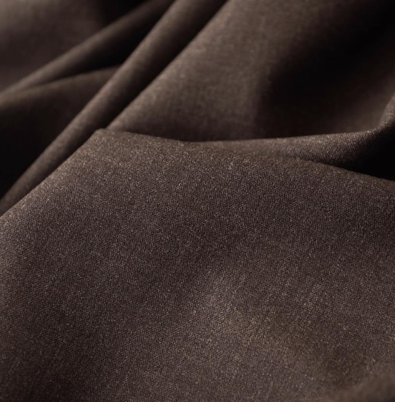 Worsted Wool fabric by the yard SUITING Fabric