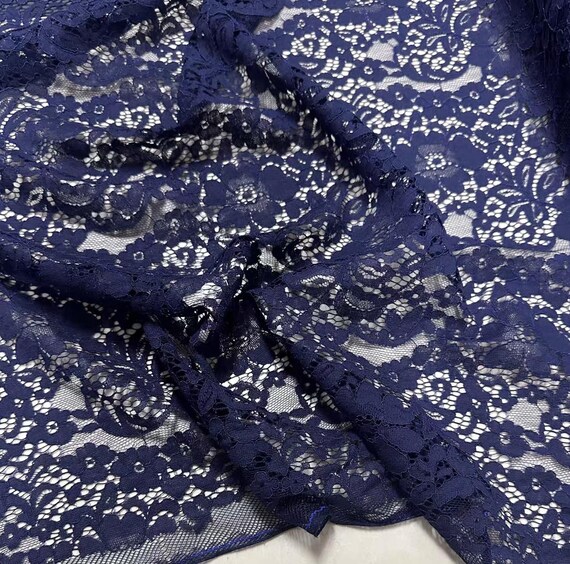 Floral lace fabric By the yard