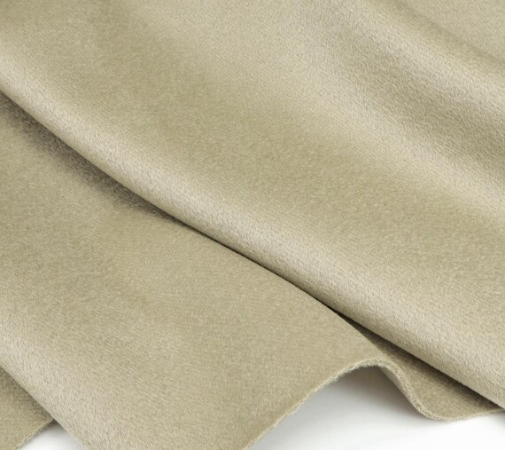 Double sided wool fabric by the yard