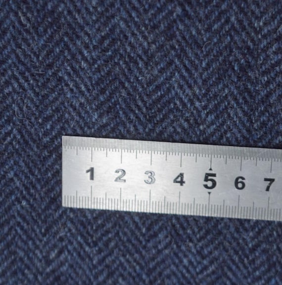 Herringbone Wool fabric by the yard