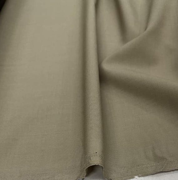 Worsted Wool fabric by the yard