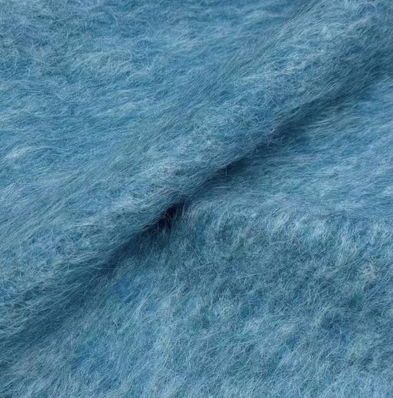 Mohair wool fabric by the yard