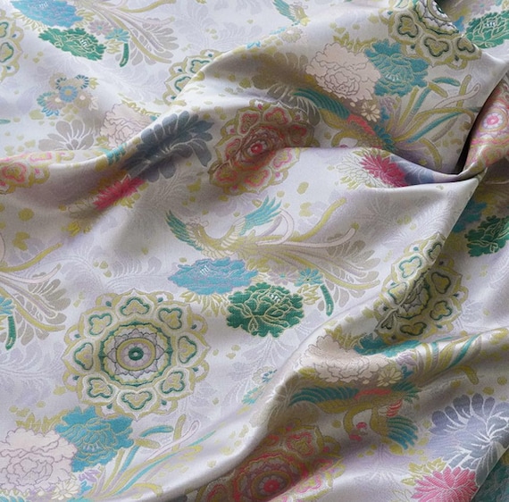 Phoenix Jacquard brocade fabric by the yard
