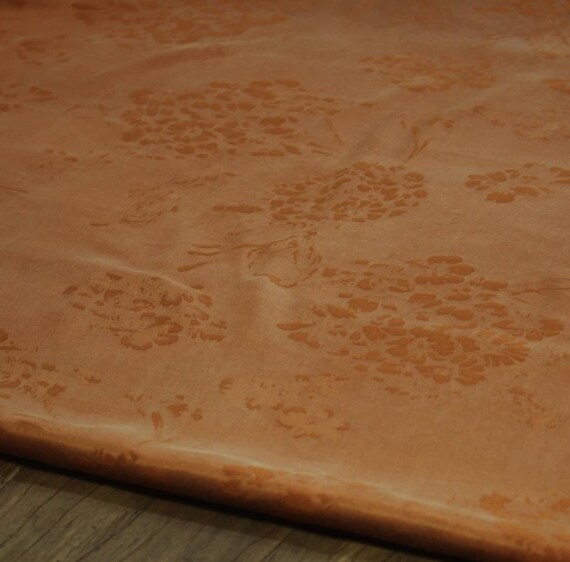 Jacquard cupra cupro fabric by the yard
