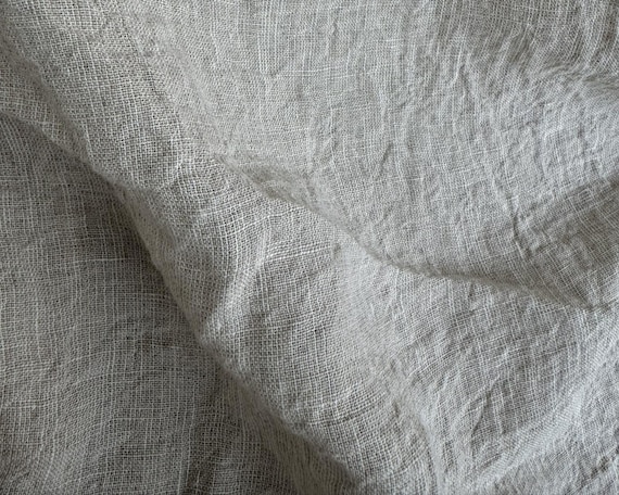 Textured Hemp fabric by the yard