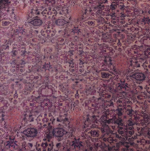 Print linen fabric by the yard