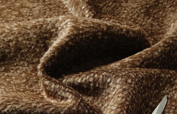 Alpaca wool fabric by the yard