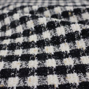 Tweed wool fabric by the yard