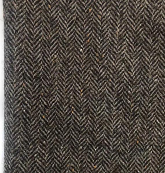 Herringbone Wool fabric by the yard