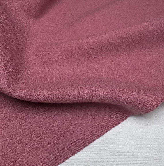 Crepe Worsted Wool fabric by the yard