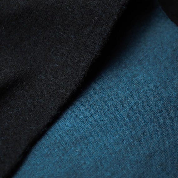 Double Sided Knit wool fabric by the yard