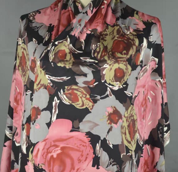 Print Knit silk fabric by the yard