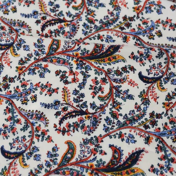 Print viscose fabric by the yard