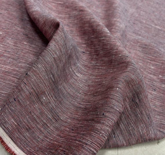 Yarn Dyed Linen fabric by the yard
