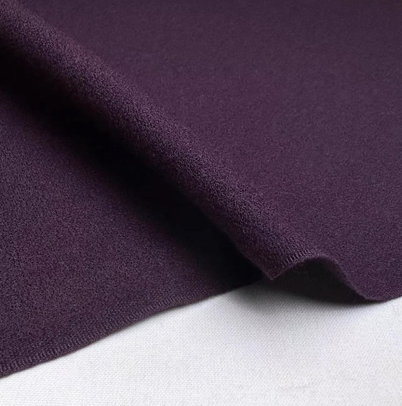 Crepe Worsted Wool fabric by the yard