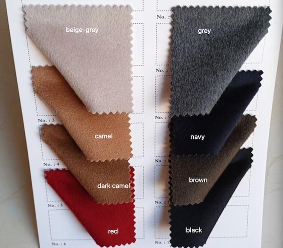 Double Sided Cashmere Wool fabric by the yard
