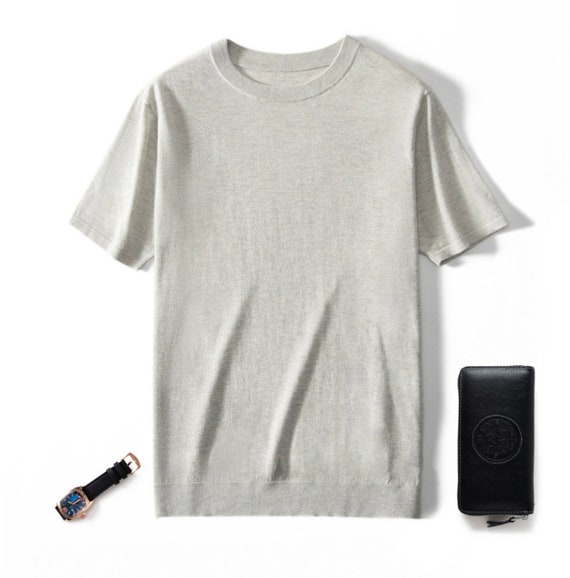 Silk Cashmere Knit T shirts