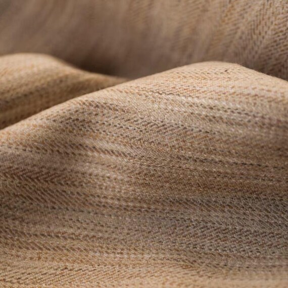 Herringbone Wool Fabric by the yard