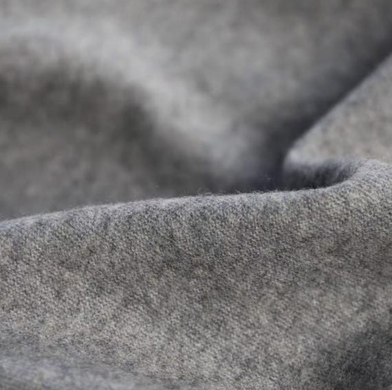 Knit wool fabric by the yard