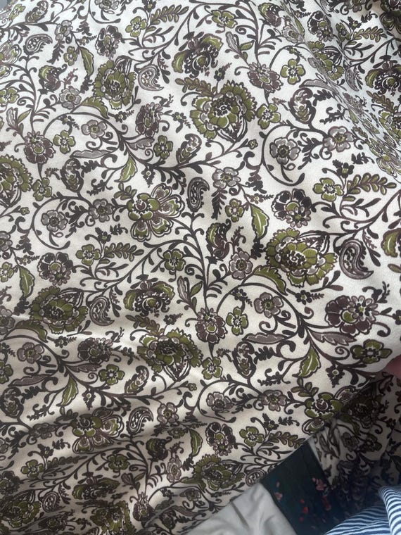 Print Knit silk fabric by the yard