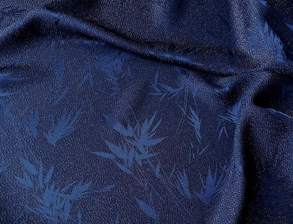 Jacquard silk fabric by the yard