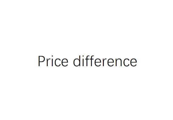 Price difference for Heather Dewey