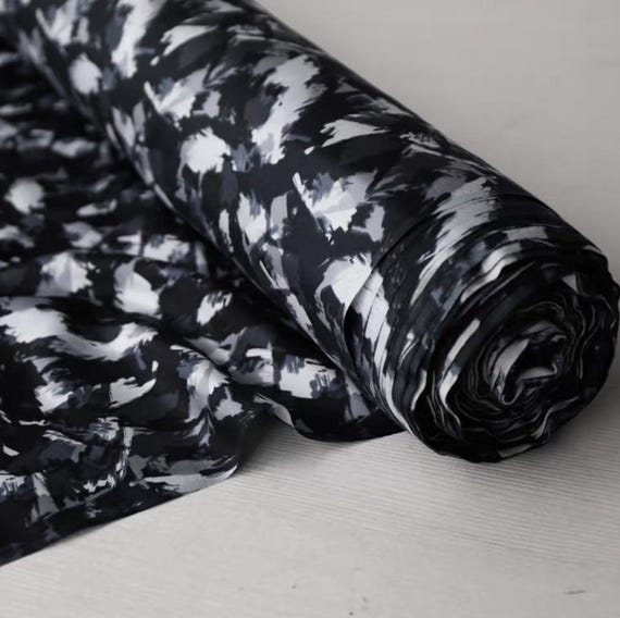 Print Silk cotton fabric by the yard
