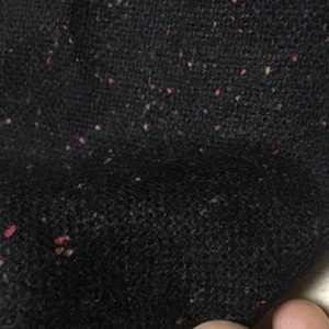 Wool fabric with colorful specks by the yard