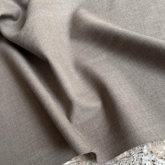 Worsted Wool fabric by the yard