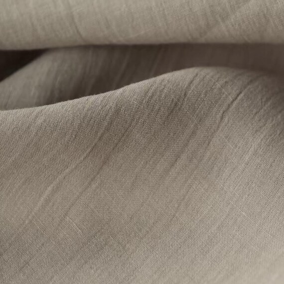 Crinkled Linen fabric by the yard