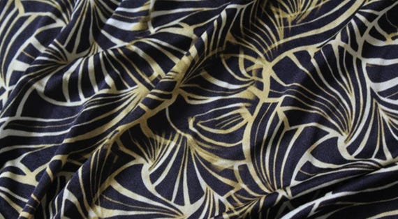 Knit silk jersey fabric by the yard
