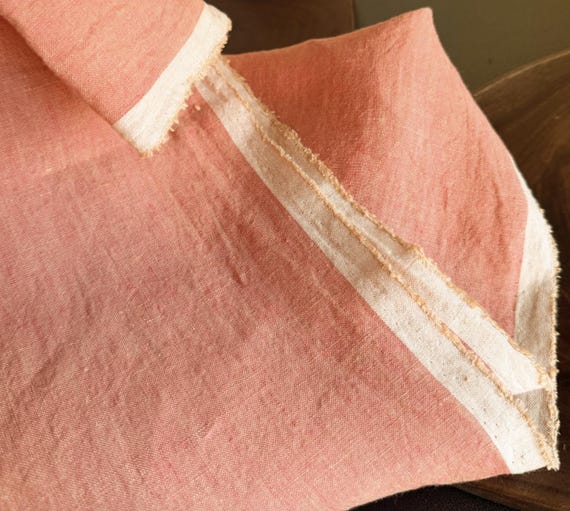 Yarn dyed iridescent linen fabric by the yard