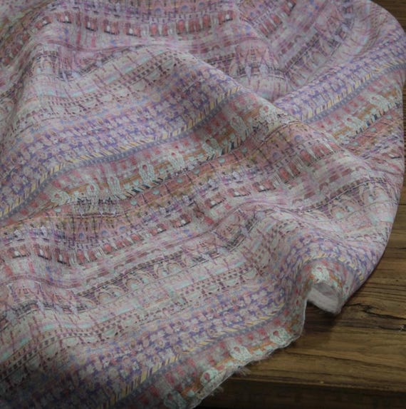 Print ramie fabric by the yard