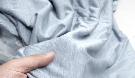 Knit silk jersey fabric by the yard