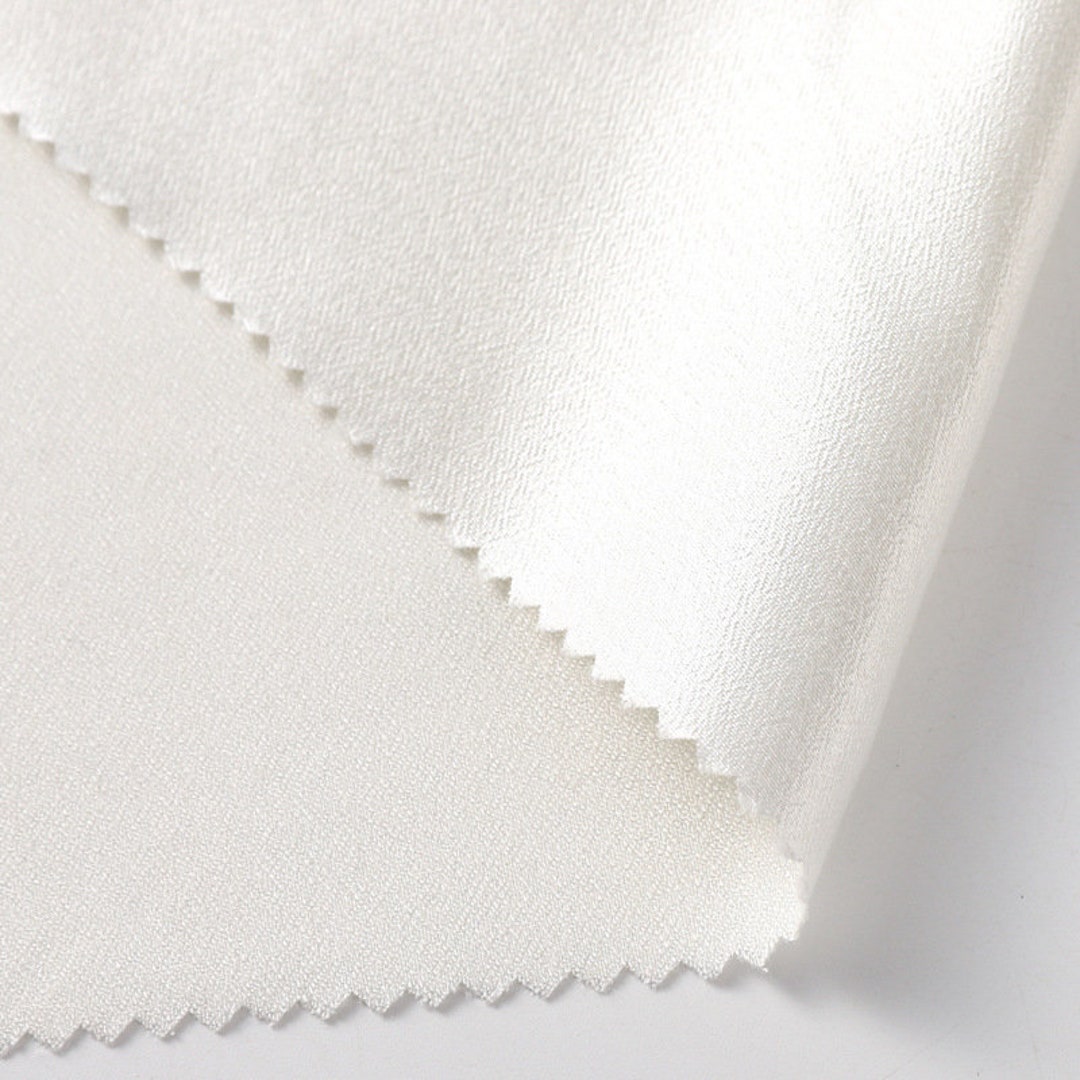 Triacetate Wool Satin Fabric by the Yard Etsy