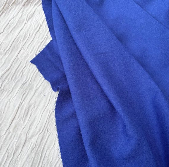Crepe Worsted Wool fabric by the yard