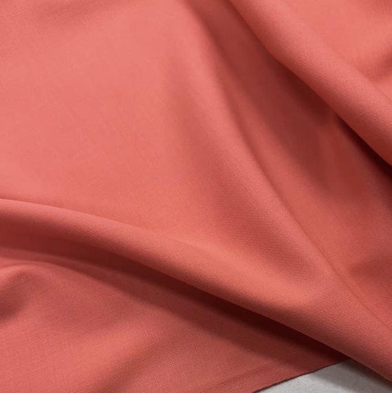 Worsted Wool fabric by the yard