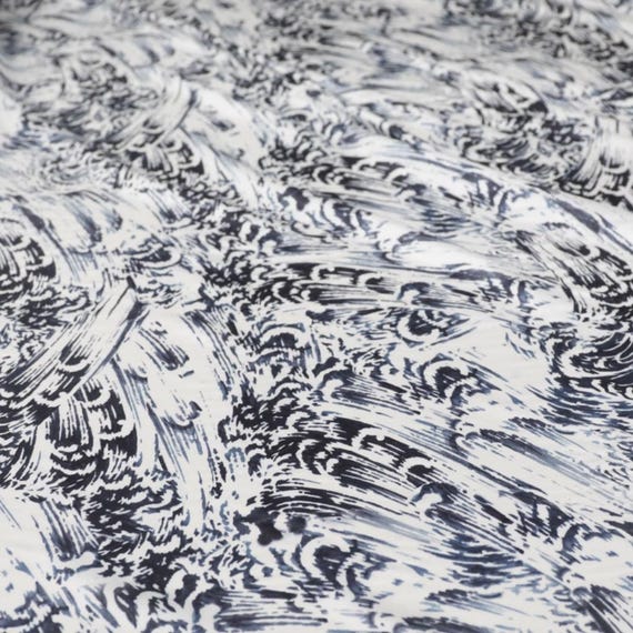 Print Silk cotton fabric by the yard