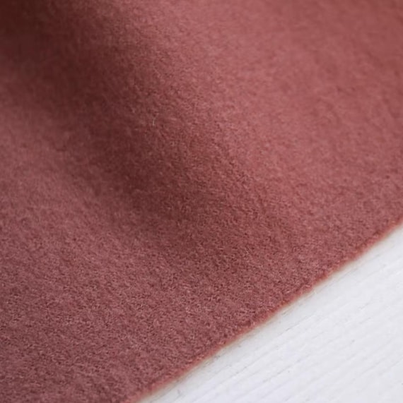 Knit wool fabric by the yard