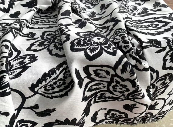 Print Linen fabric by the yard