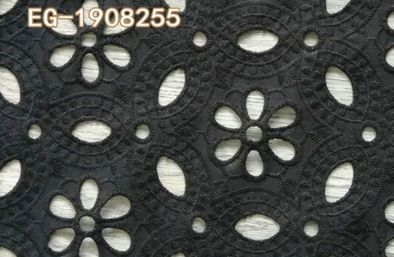 Embroidery cotton fabric By the yard