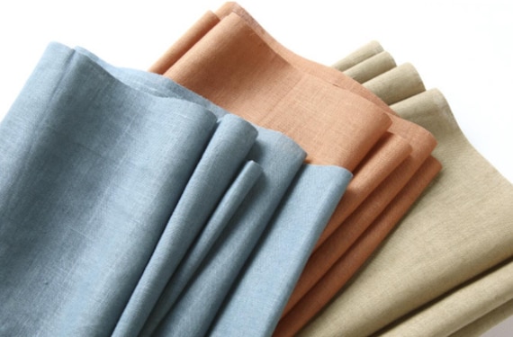 155gsm Hemp fabric by the yard Multi Color Options