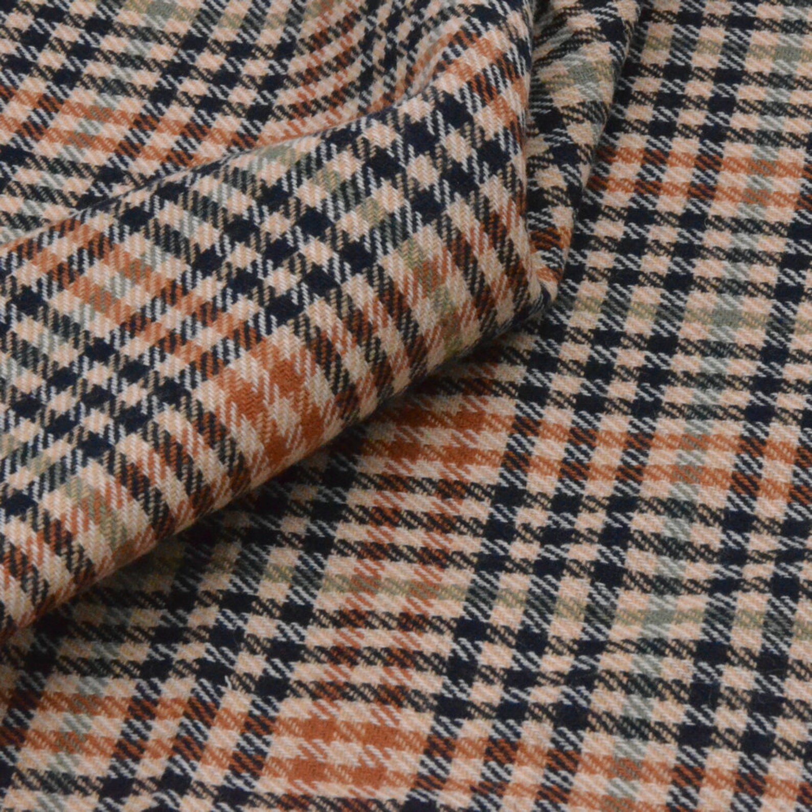 Plaid wool fabric by the yard Etsy