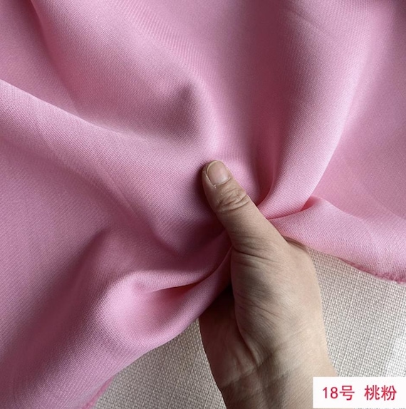 Multi color options Silk wool satin fabric by the yard